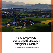 Titelseite der Broschüre Gemeindeprojekte mit Energieförderungen erfolgreich umsetzen