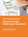 Titelseite des Folders Energieförderungen im Eigenheim