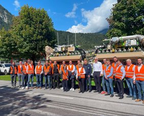 Gruppenfoto der TeilnehmerInnen am Nefi Techology Talk bei Innio