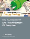 Deckblatt Folder EAG - das Ökostromfördersystem 