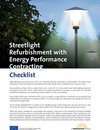 Titelseite der Broschüre Streetlight-EPC Cecklist