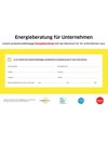 Titelseite des Kärtchens Energieberatung Unternehmen